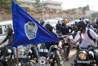Bike flag for Outride Hunger 2017